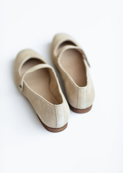 TOMS® Bianca Oat Suede Flats Shoes