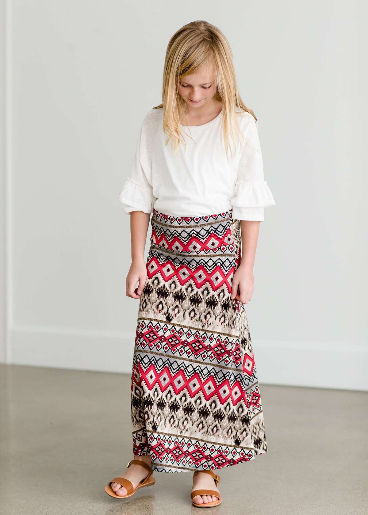 Tribal hotsell maxi skirt