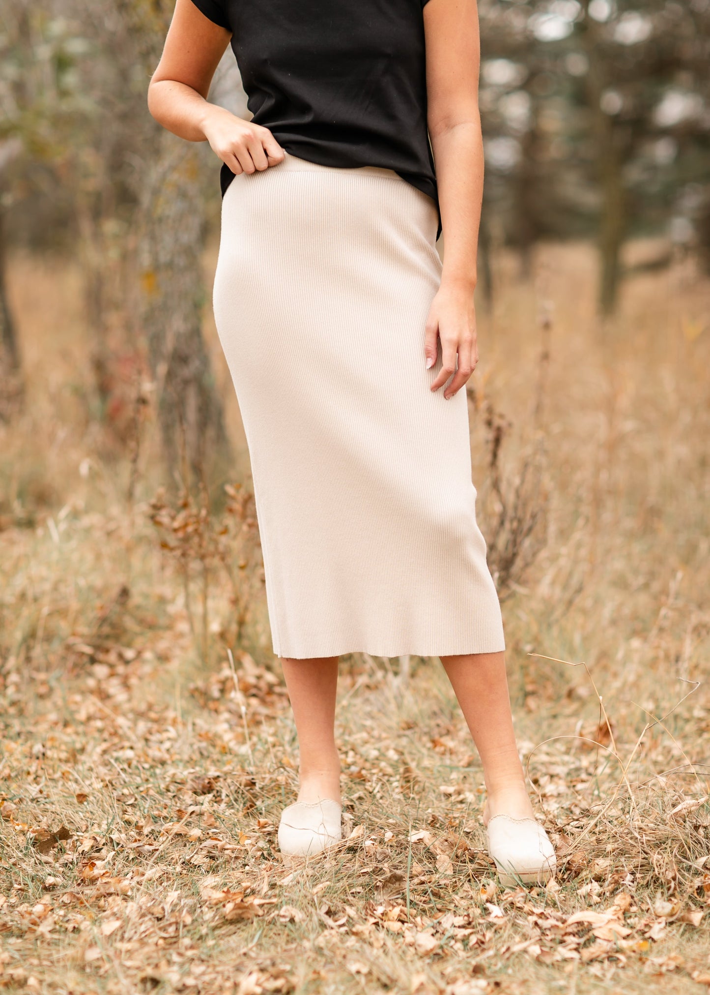 Vera Knit Midi Skirt IC Skirts