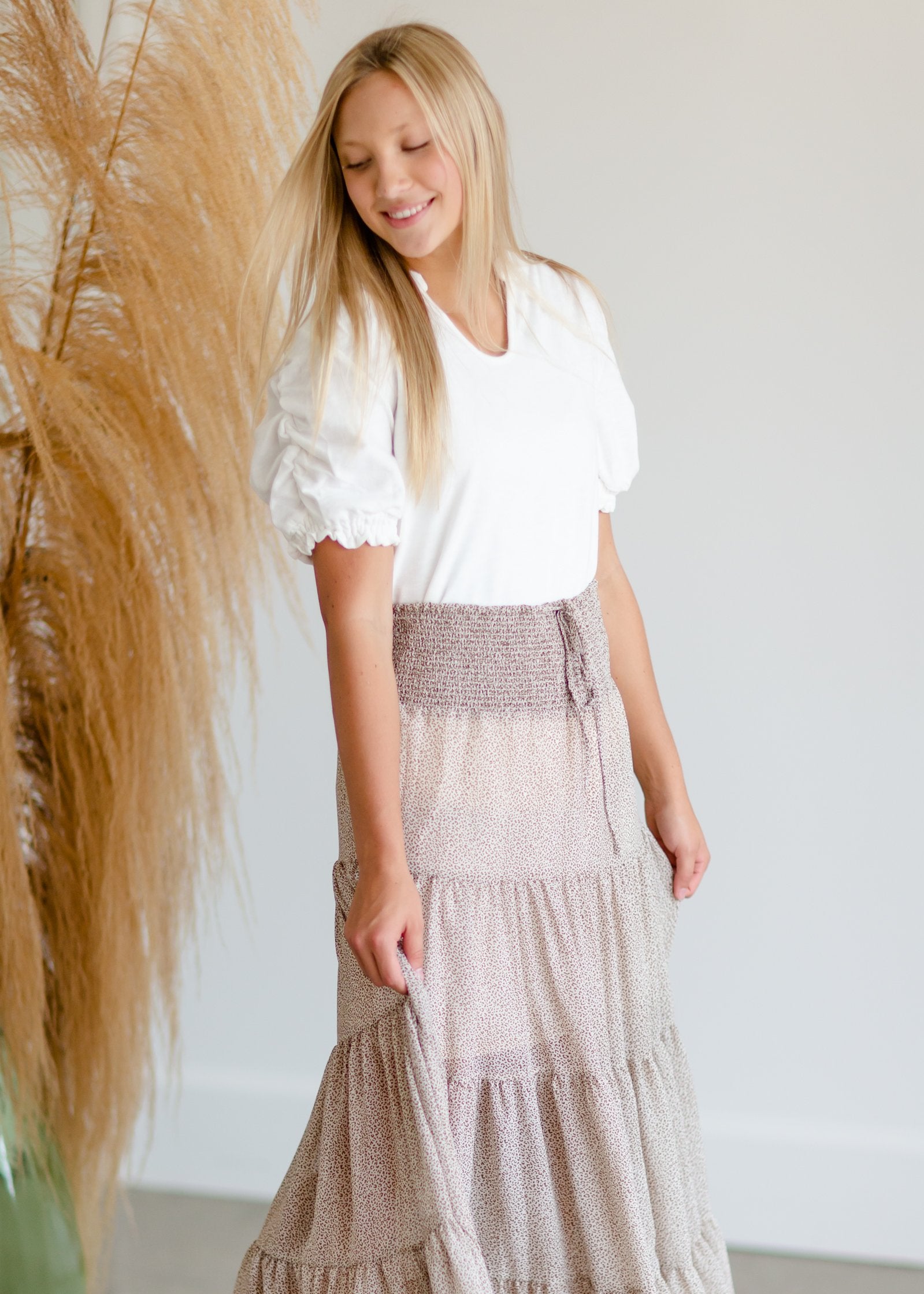 Inc shop tiered skirt