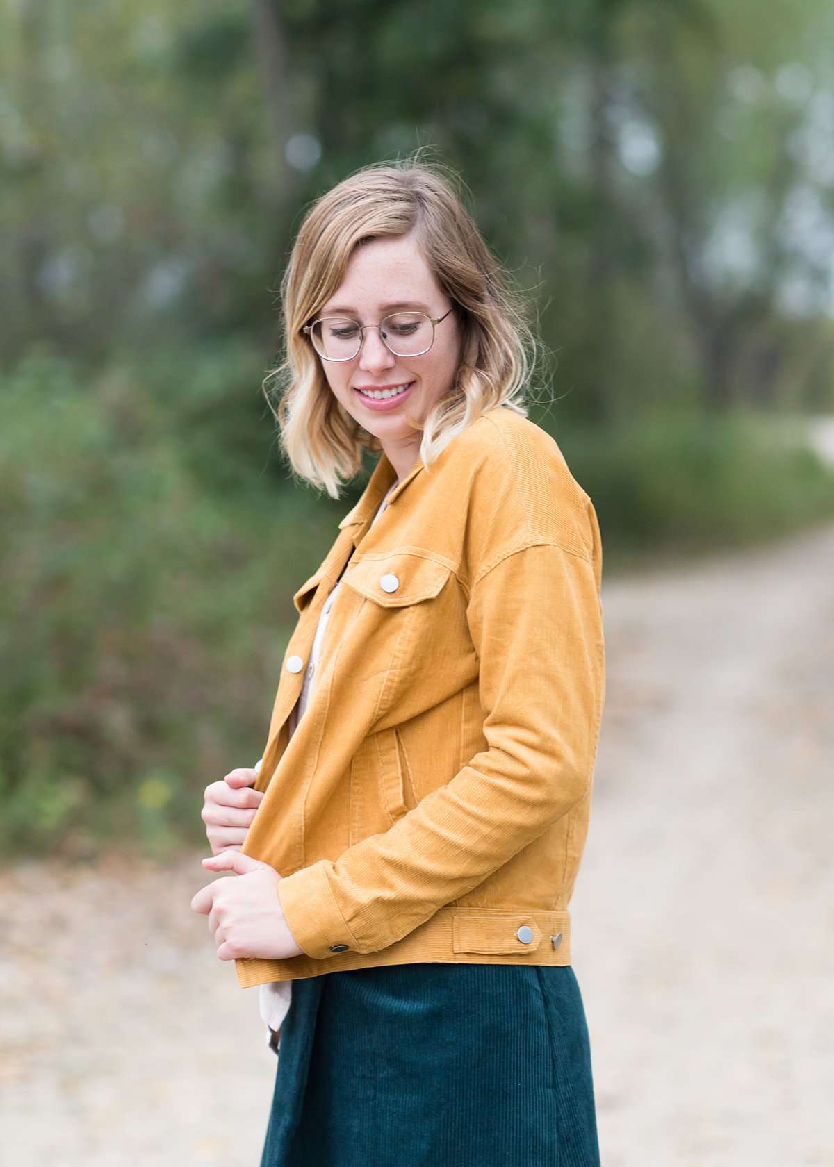 Mustard cord jacket best sale