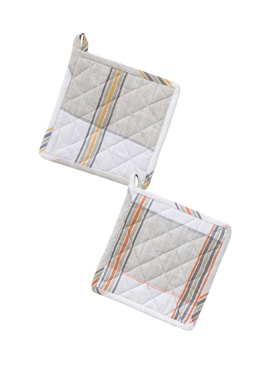 Cotton Plaid Square Hot Pads Home & Lifestyle