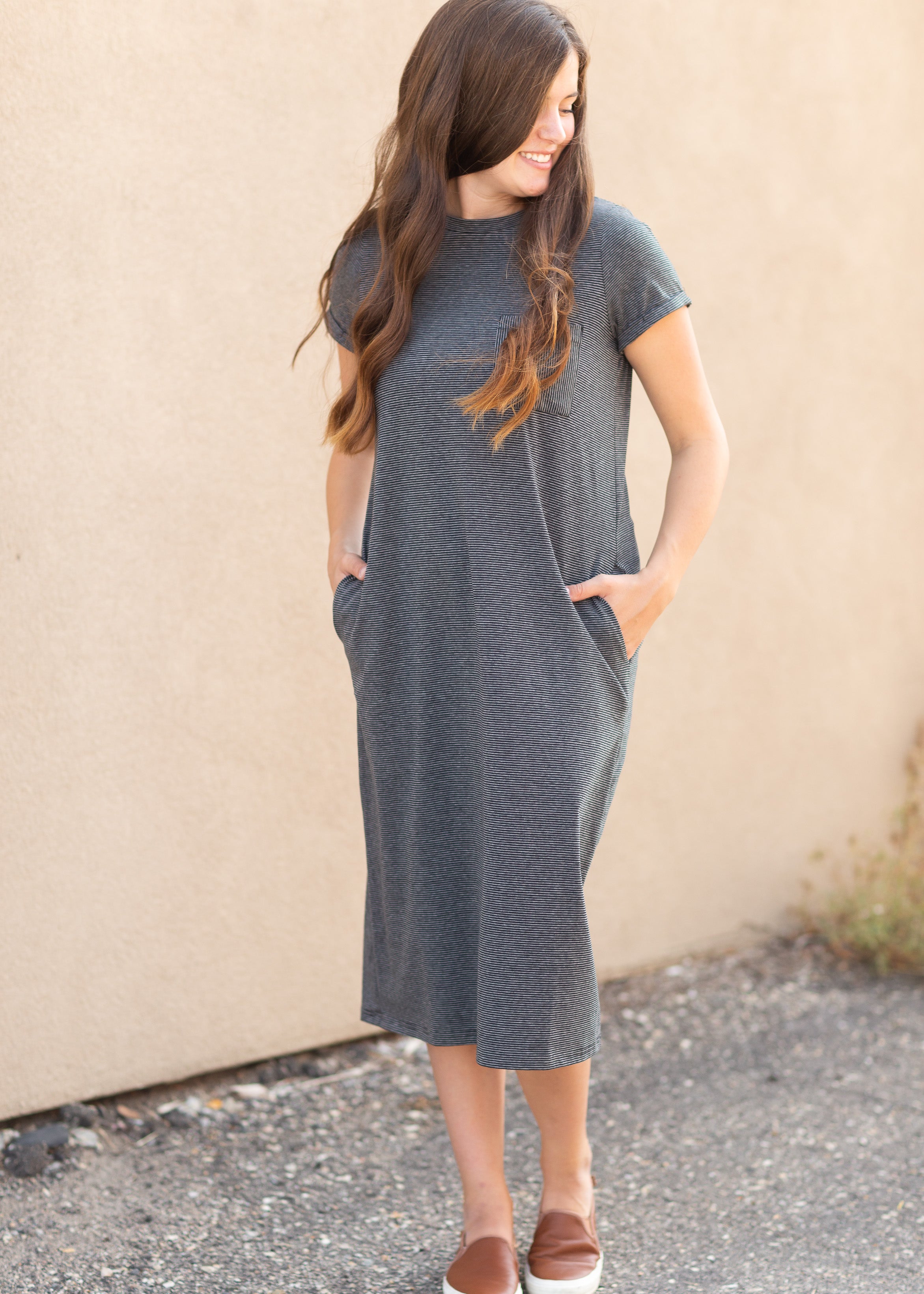 Finley store linen dress