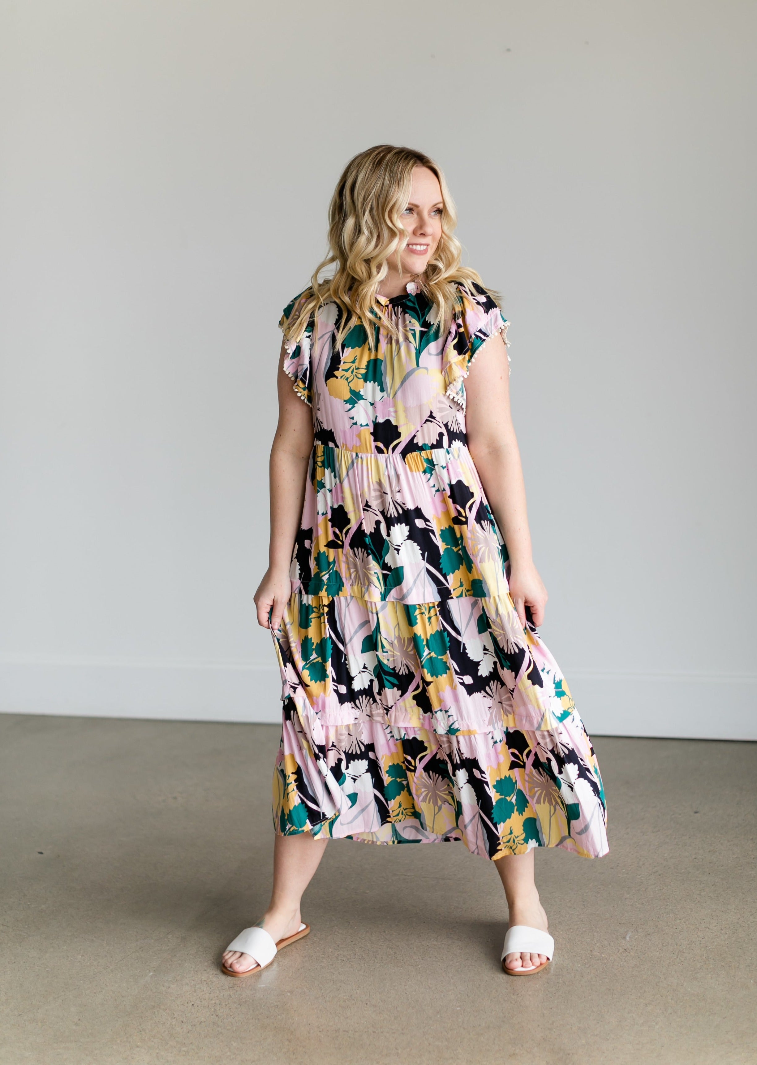 Floral butterfly outlet dress