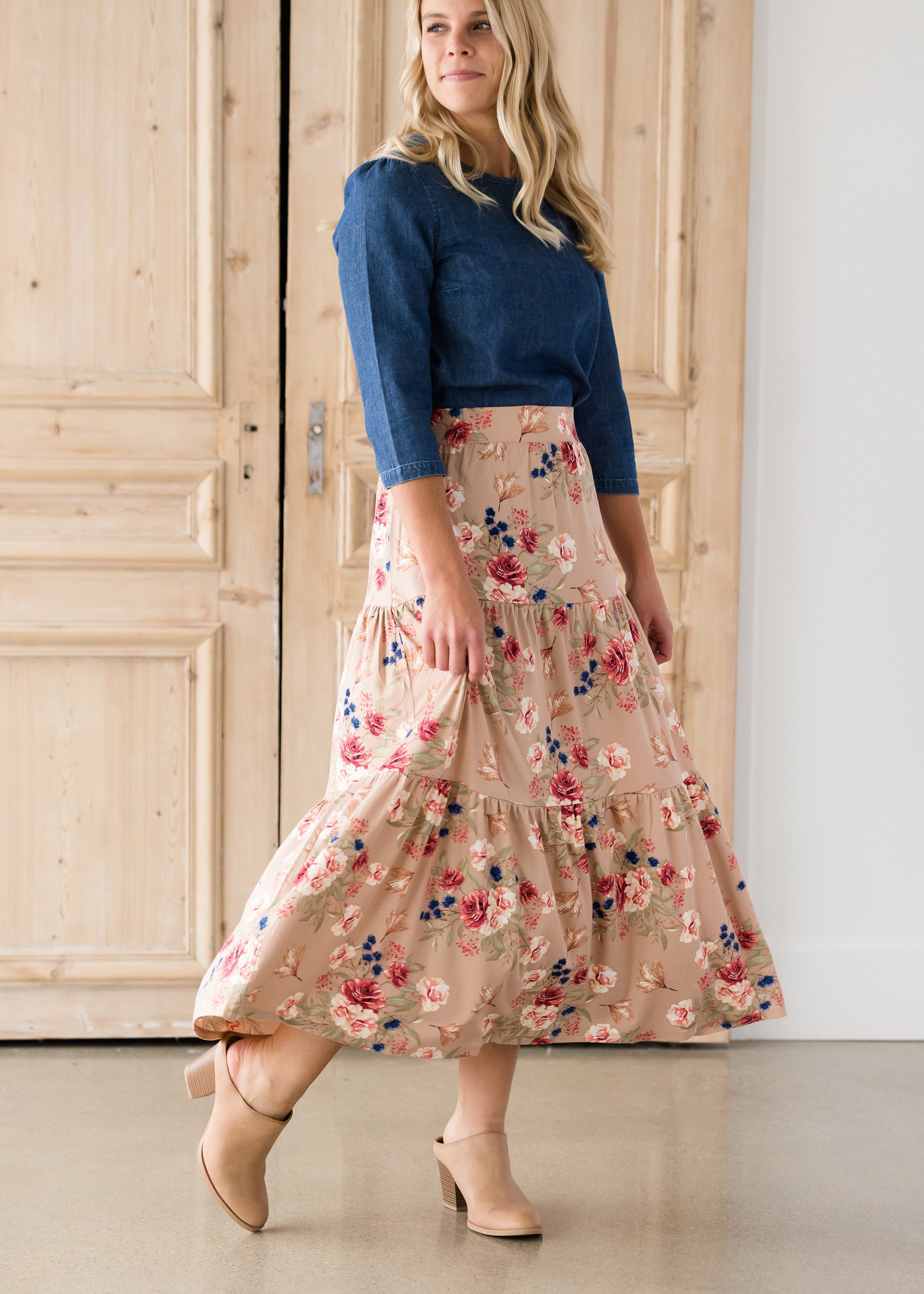 Layered skirts 2025 for sale