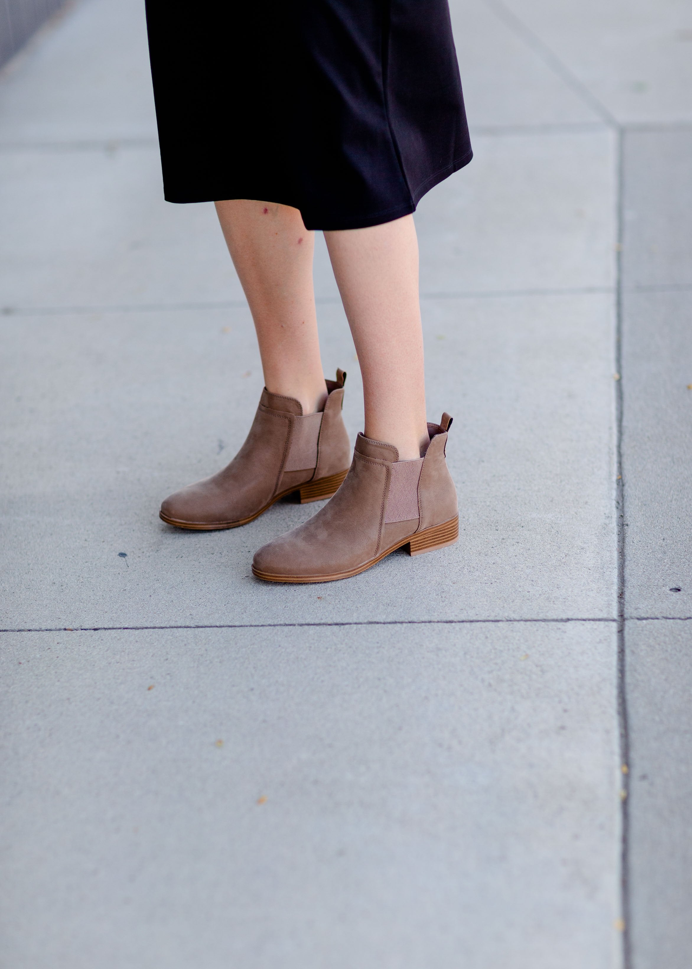 Taupe bootie hot sale