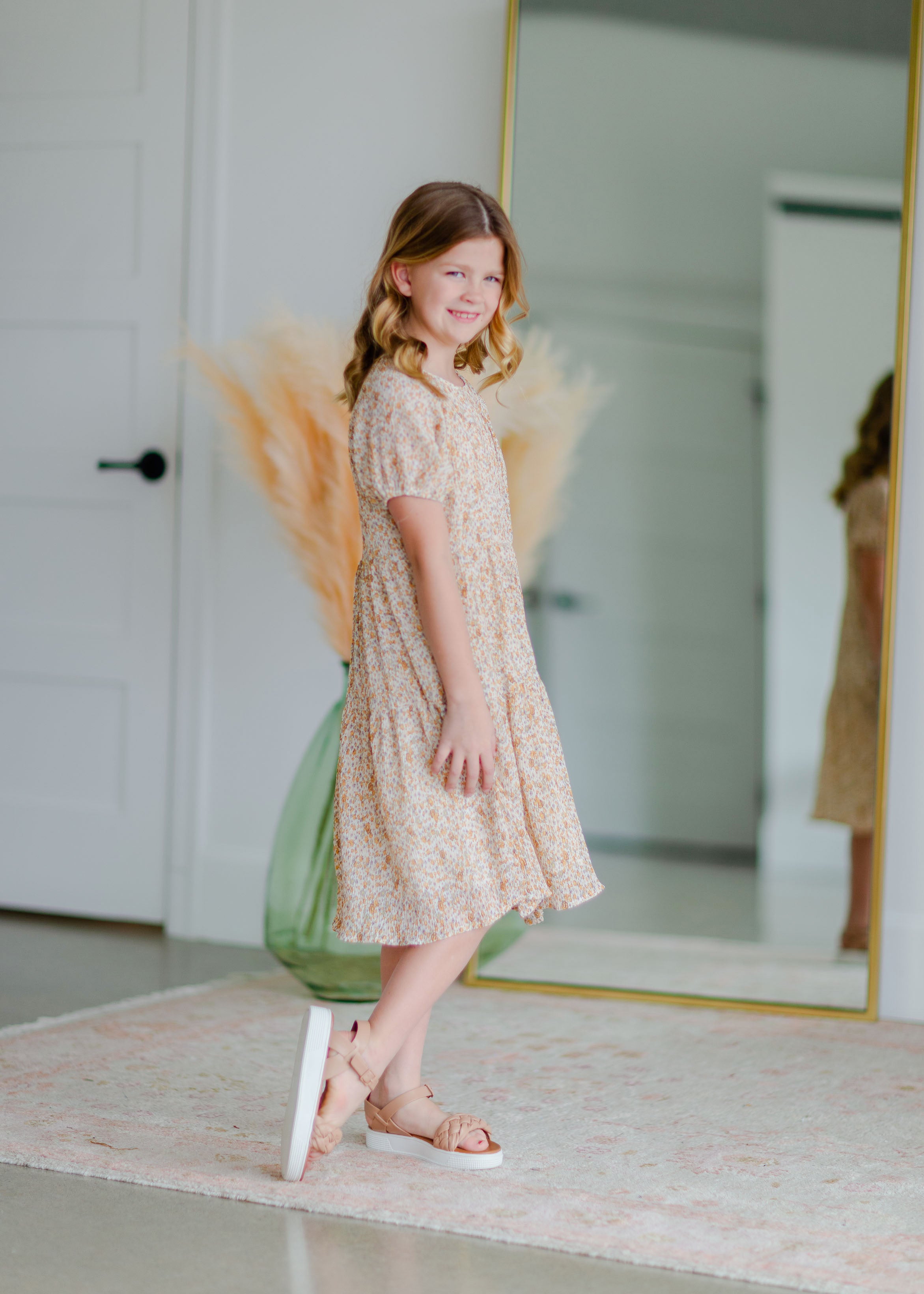 Buy Fuchsia Silk Plain Balloon Dress For Girls by Byb Premium Online at Aza  Fashions.