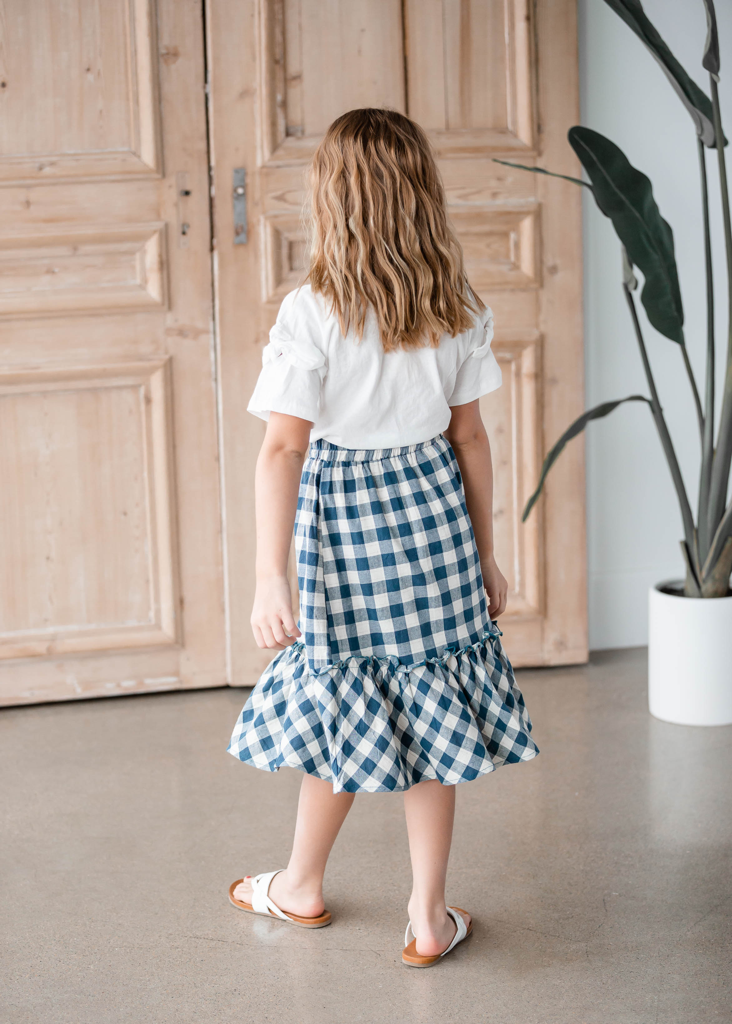 Gingham hotsell skirt ladies