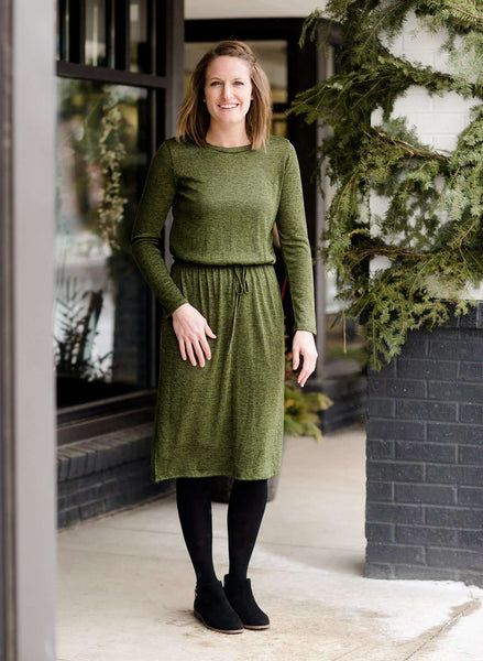 Modest Women's Cashmere Midi Dress  Inherit Clothing Company – Inherit Co.