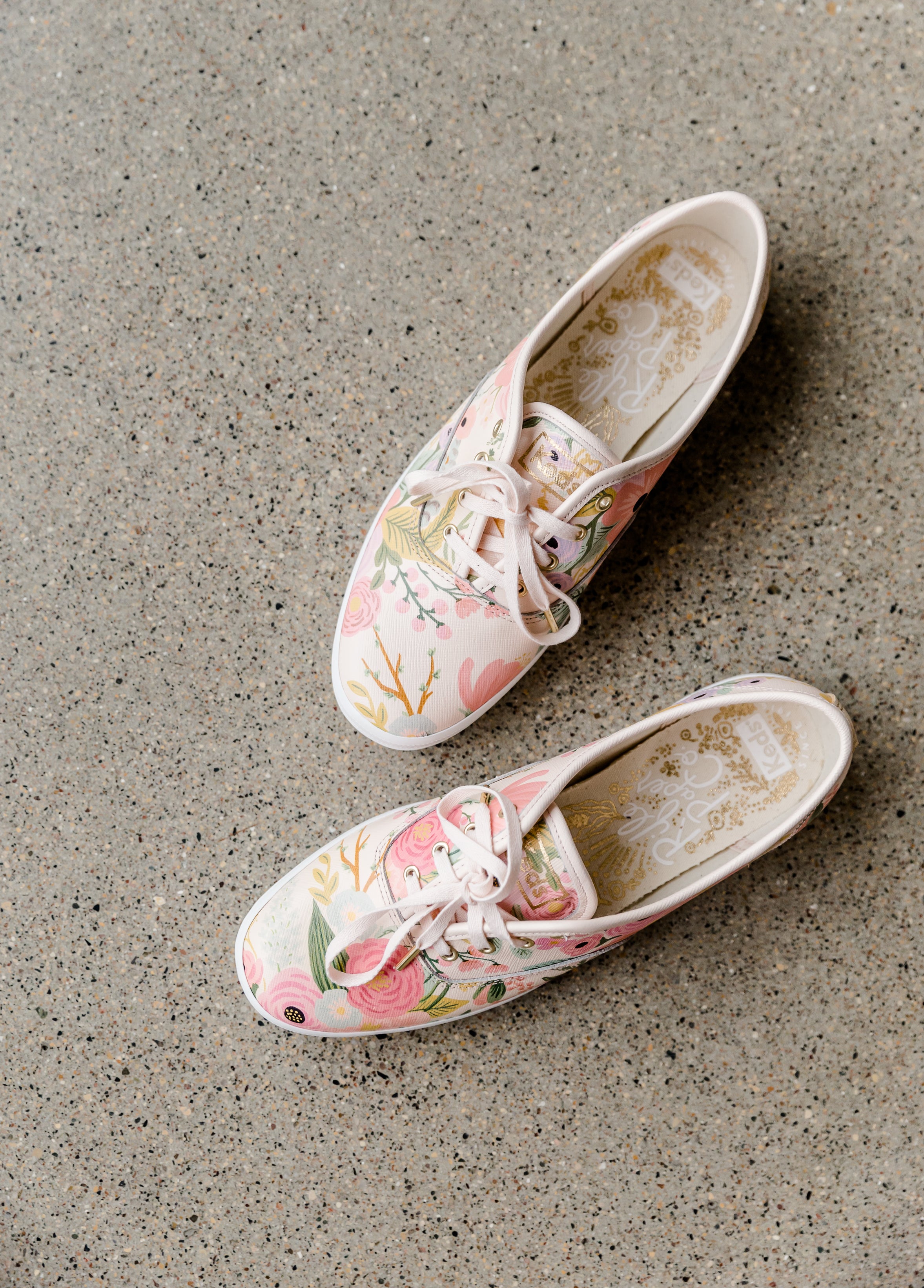 Keds Rifle Paper Saffiano Pink Floral Sneaker – Inherit Co.