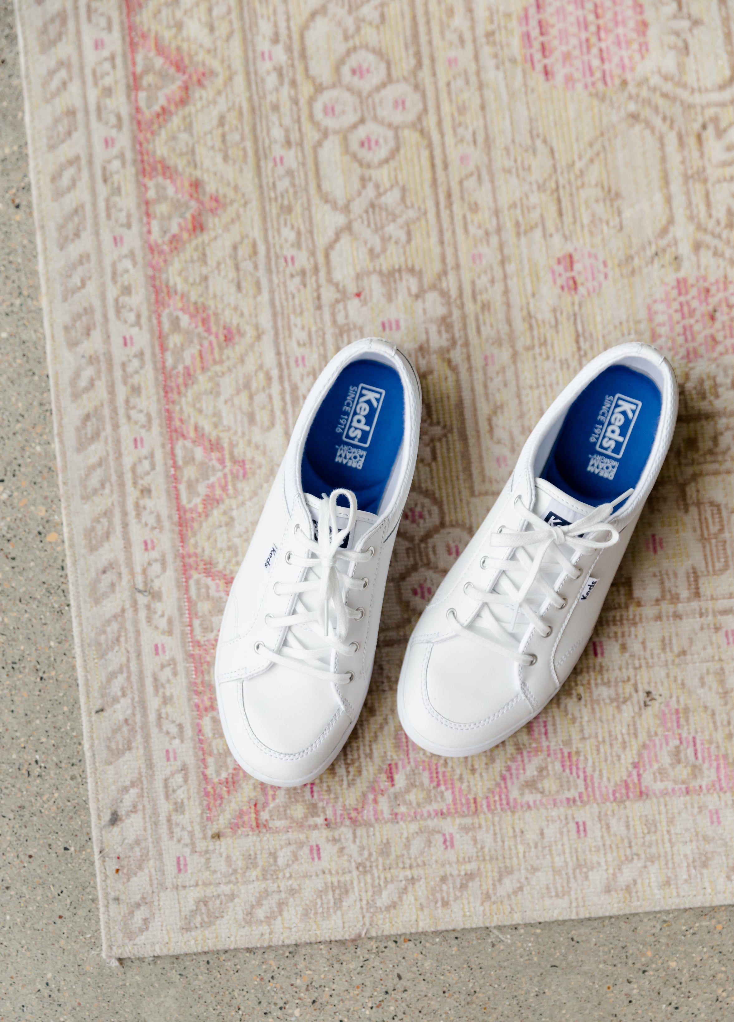 Keds shoes leather on sale white