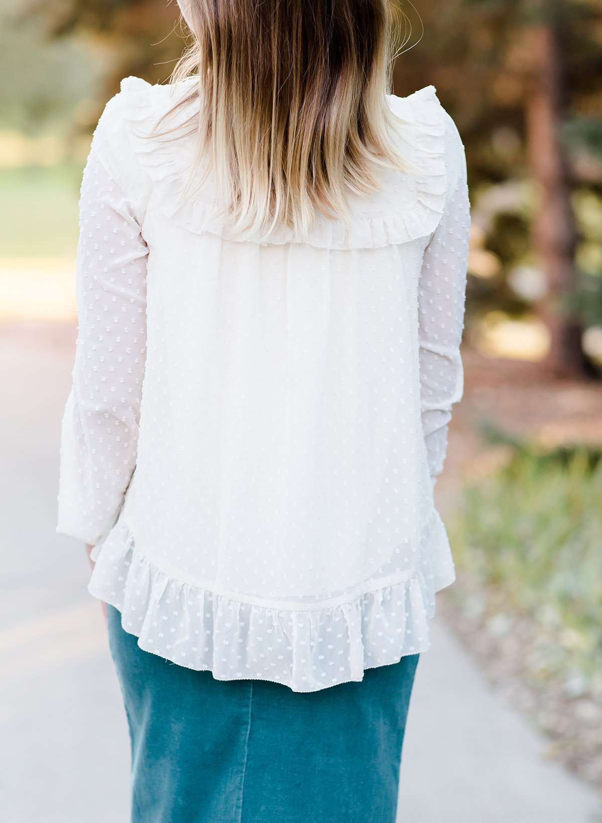 Layered Ruffle Blouse