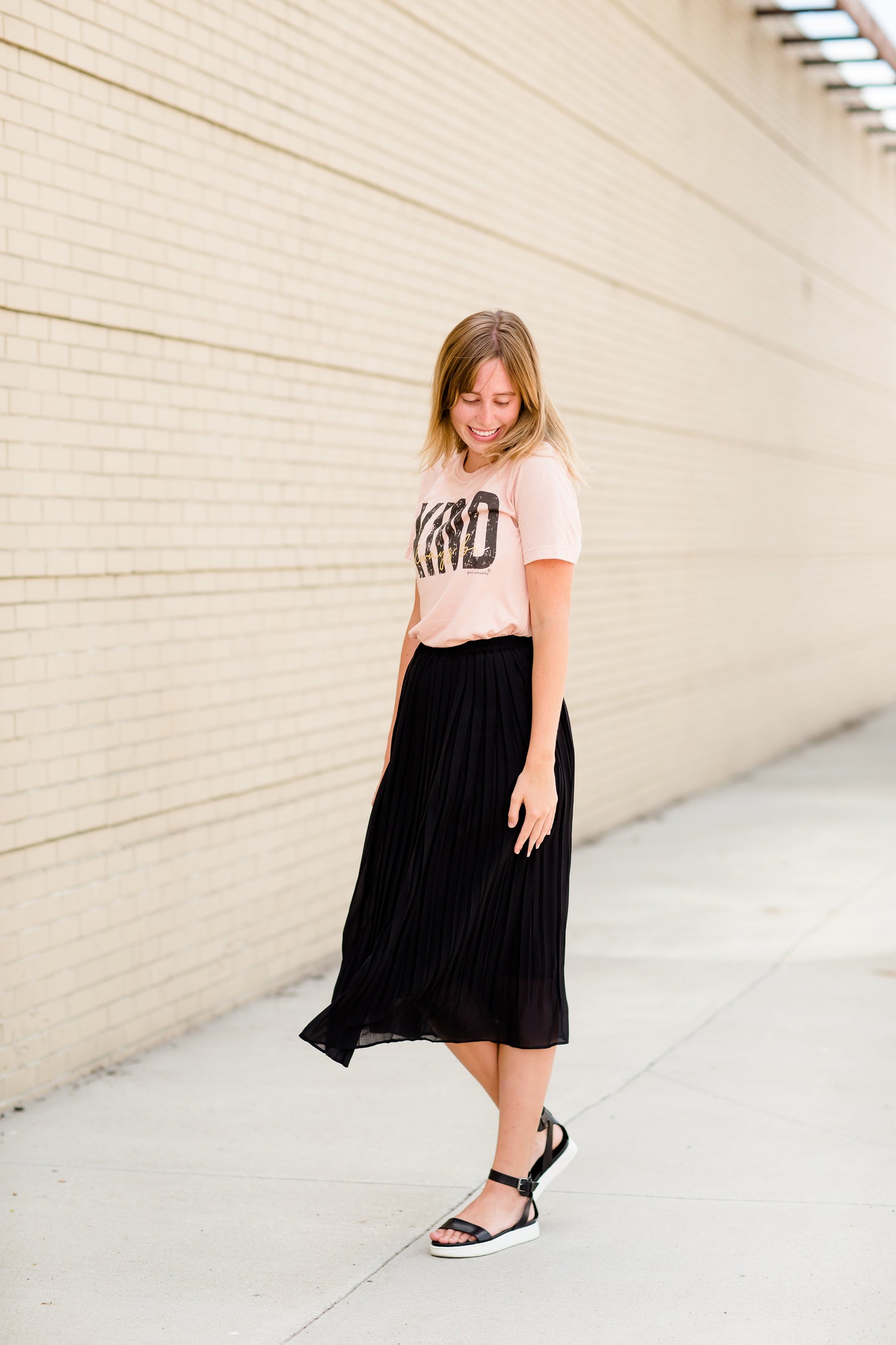 Modest Women's Long Pleated Skirt  Inherit Clothing Company – Inherit Co.