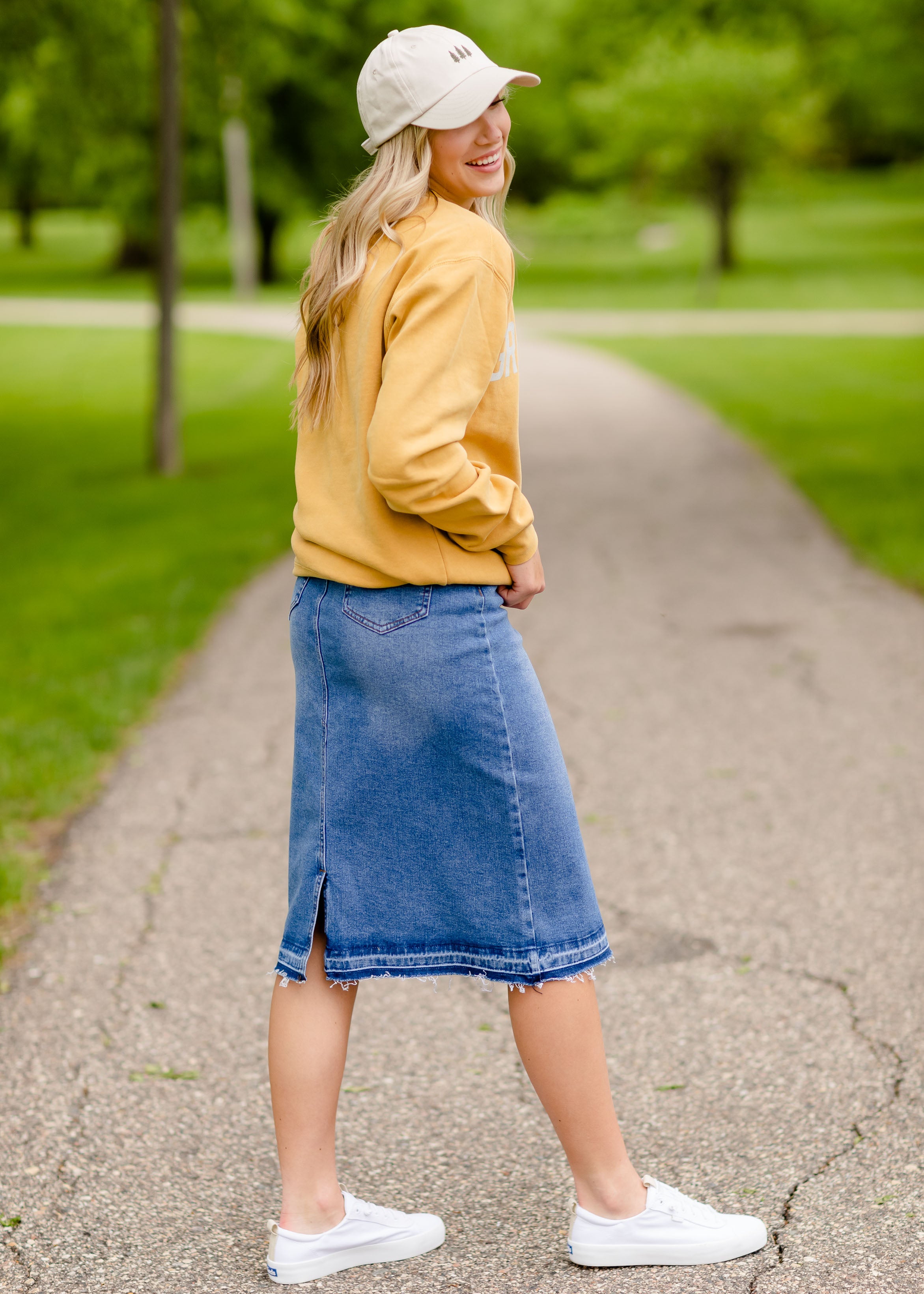 Every Denim Midi Skirt | Dillard's