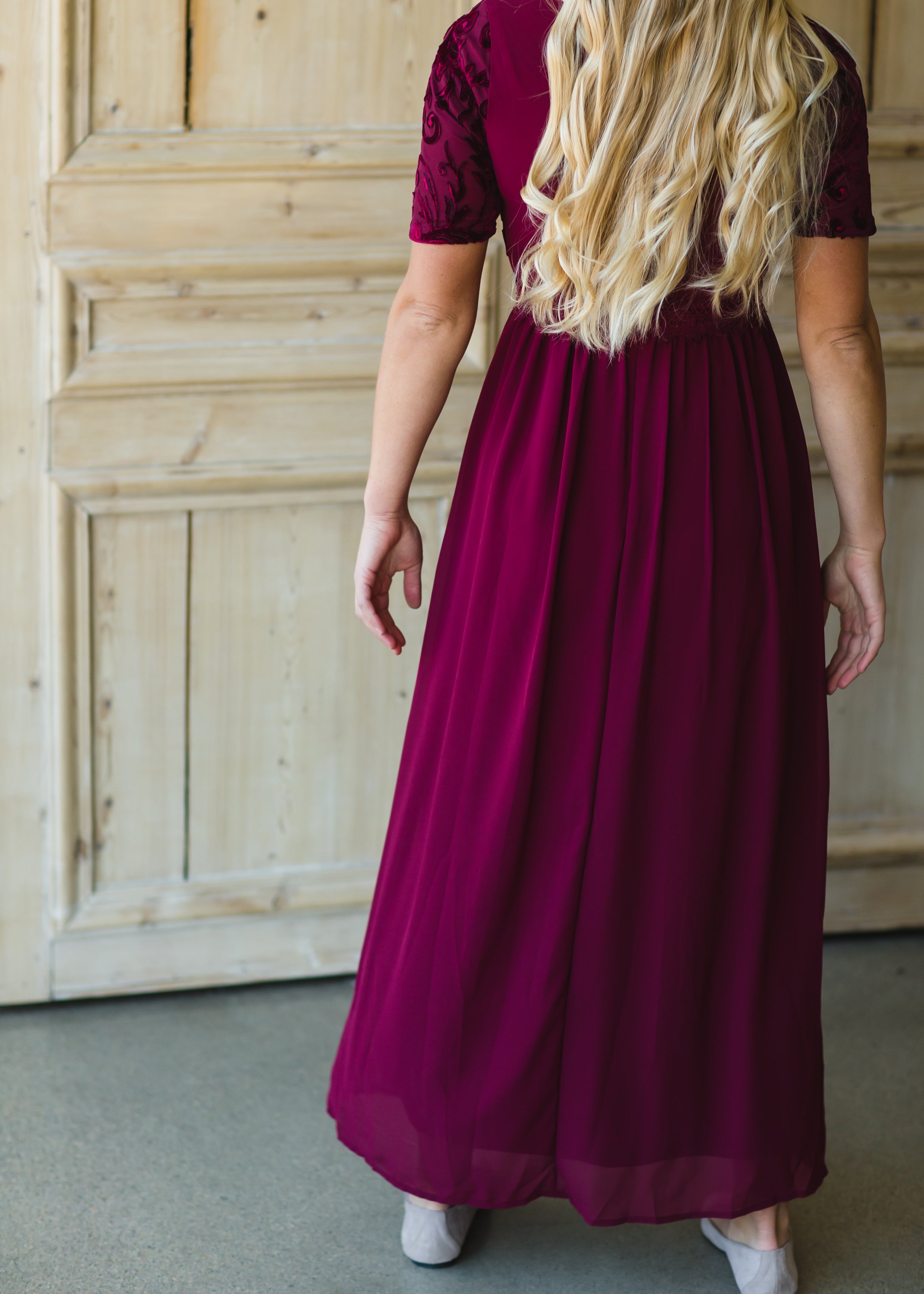 Maroon dresses 2025 for sale