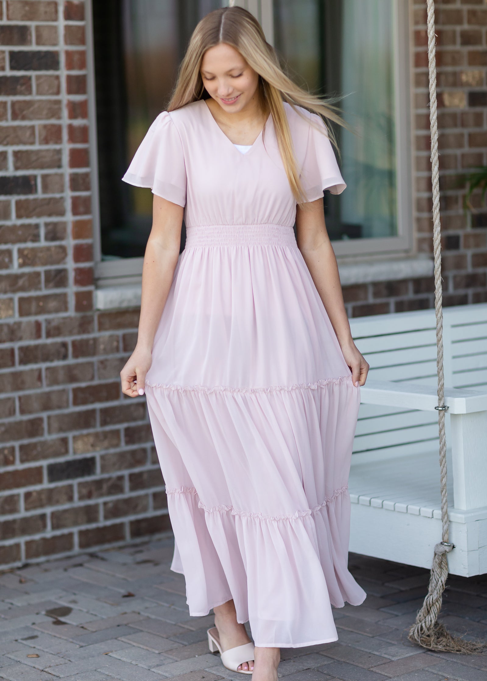 Empire waist maxi dress online