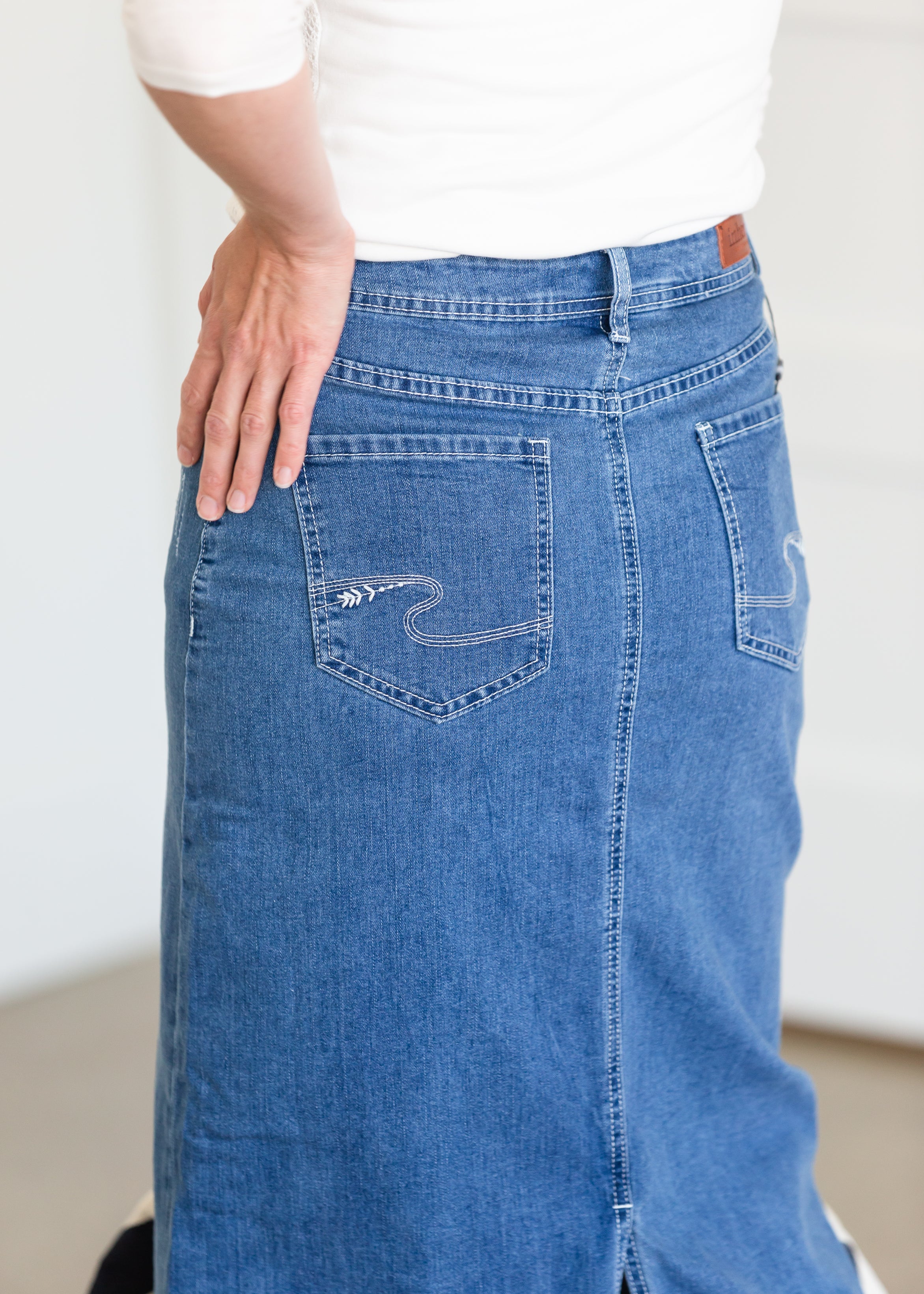 Jean skirt in top spanish