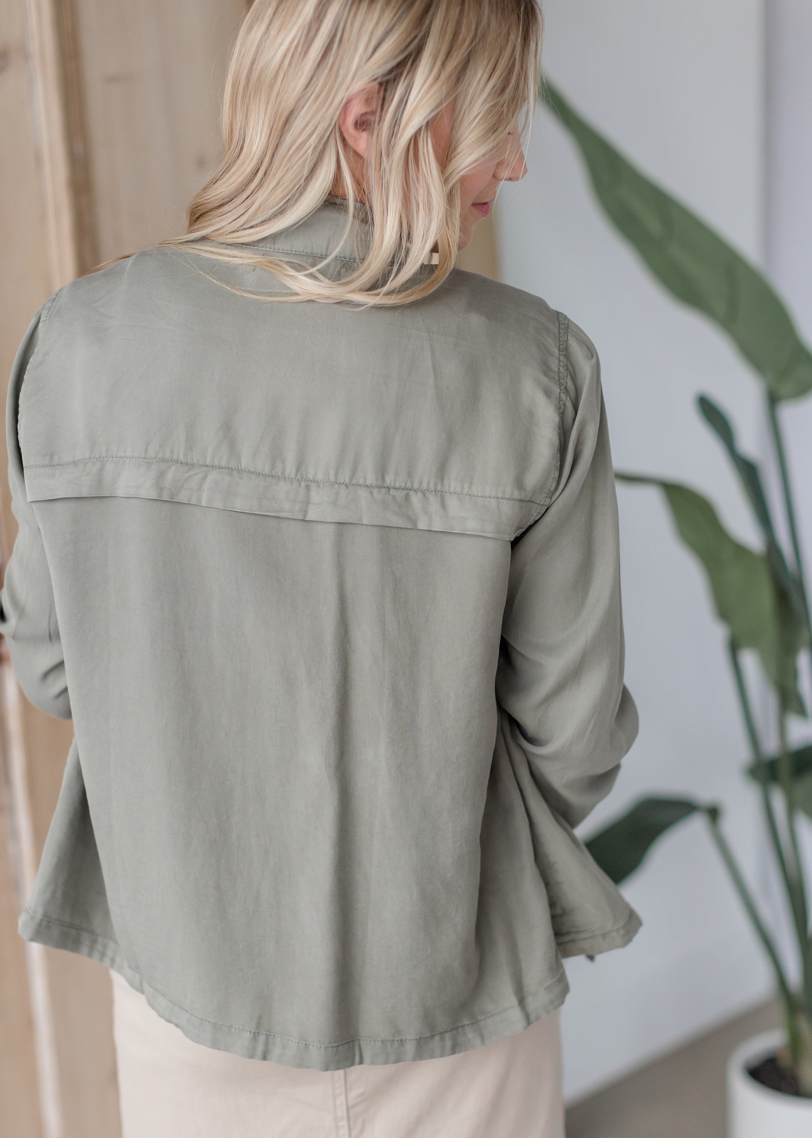 Tencel clearance utility jacket