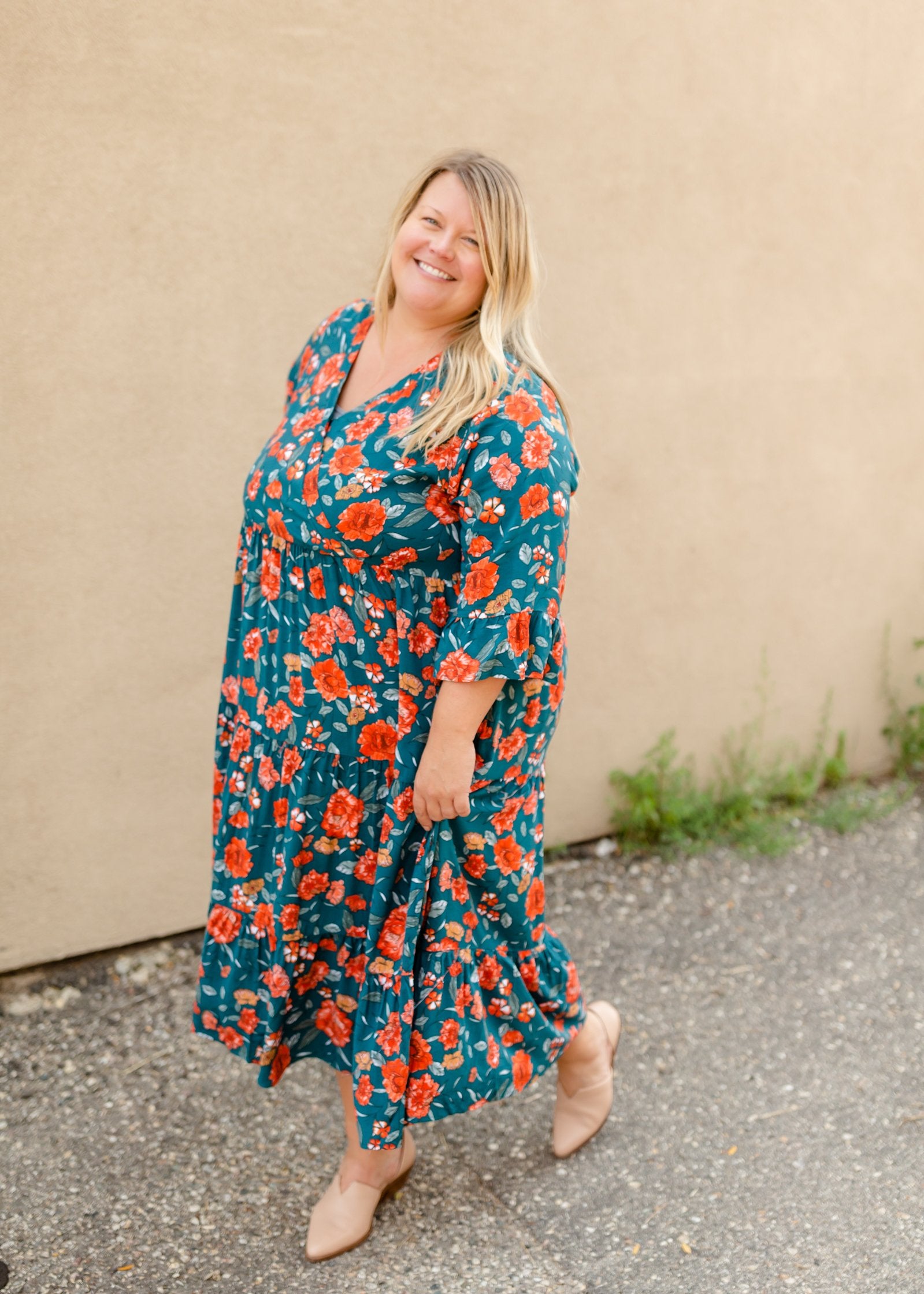 Reborn j floral maxi clearance dress