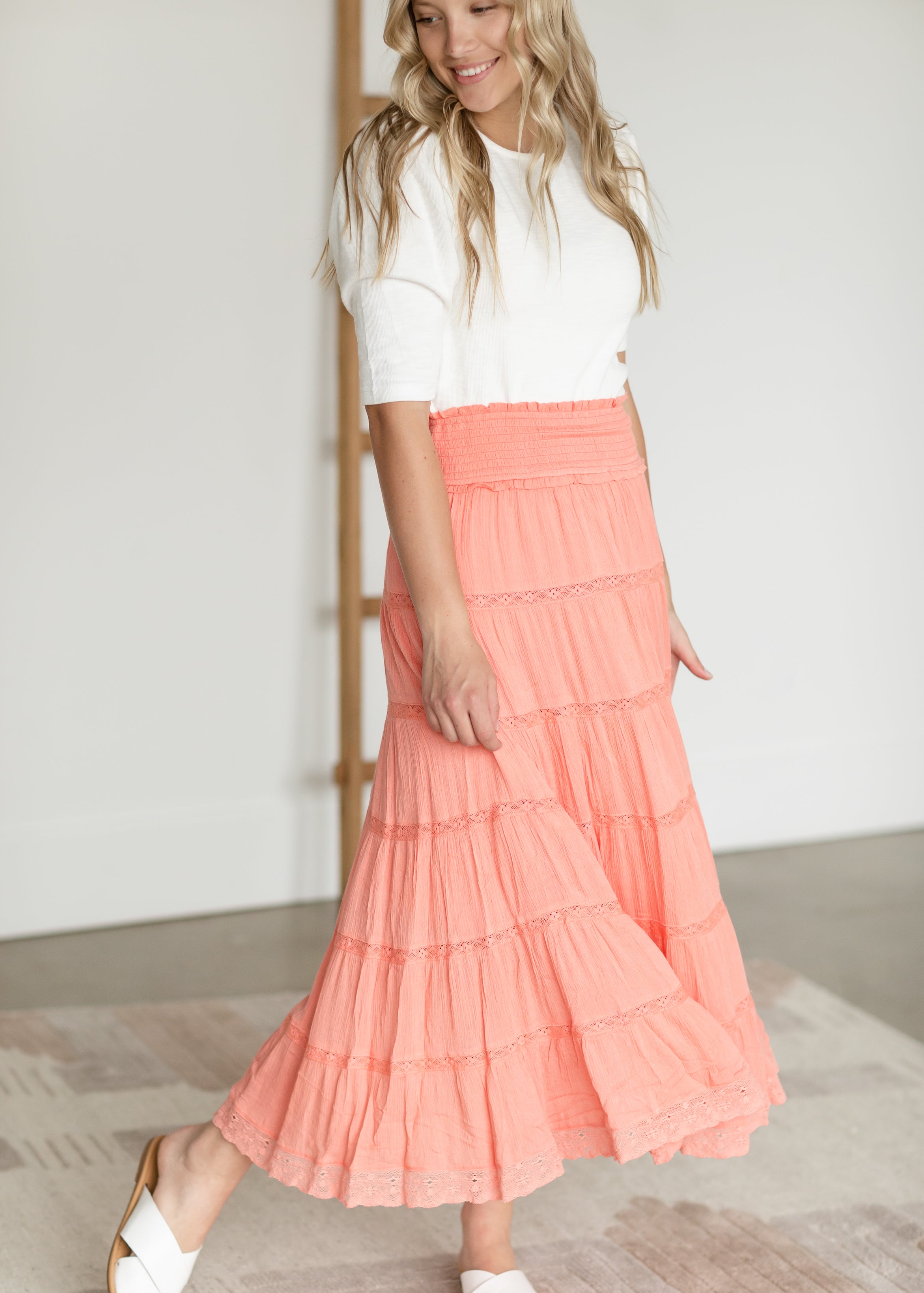 Rosa Lace Tiered Skirt herlipto 特価販売中 - clinicaviterbo