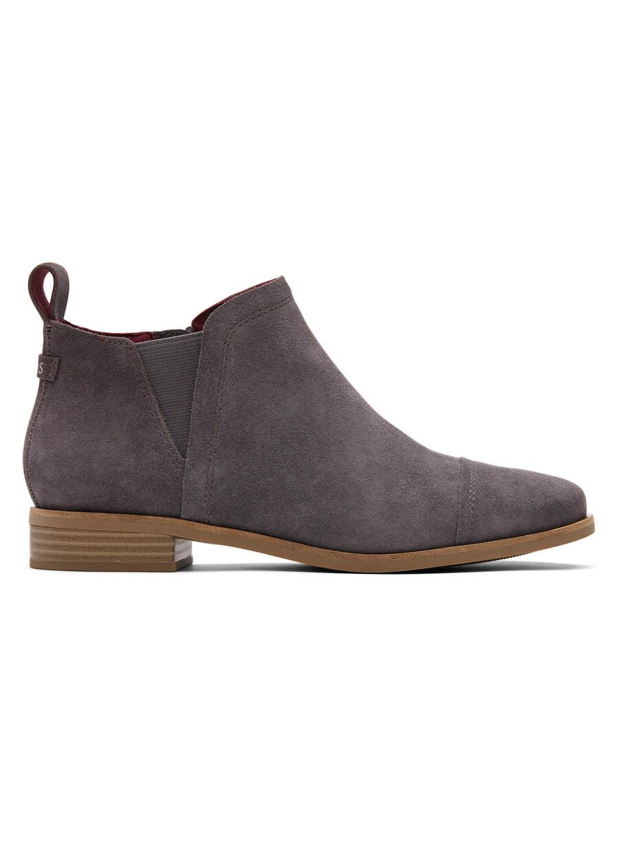 Reese Taupe Suede Ankle Boot